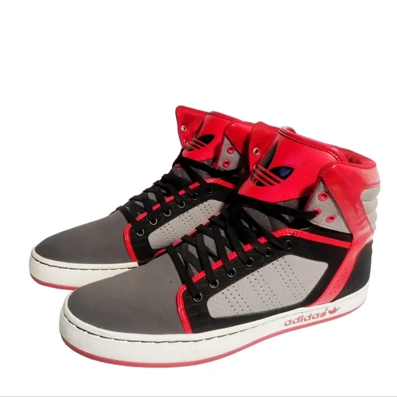 adidas | Shoes | Adidas Mens Adi High Ext G6637 Grayred Basketball Shoes  Sneakers Size 11 Retro | Poshmark